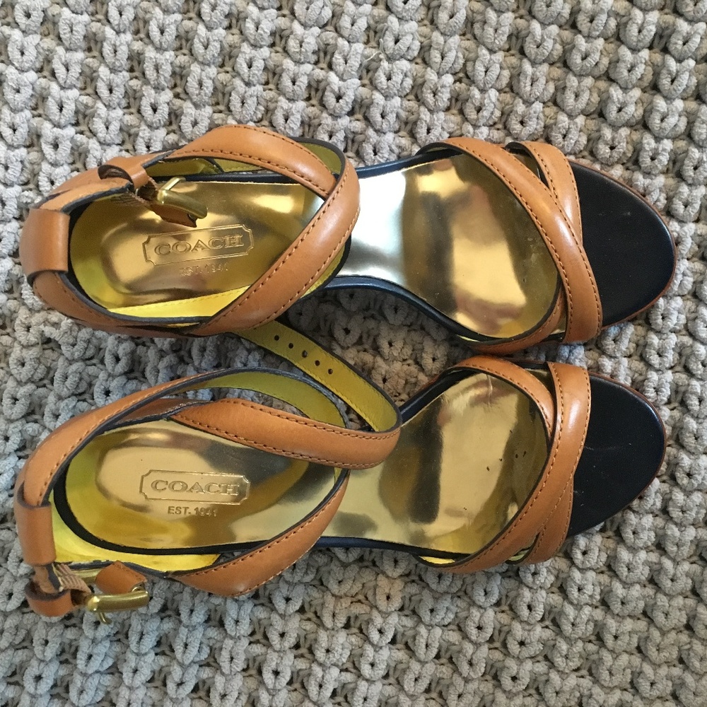 Coach Coretta Strappy Wedge Sandal